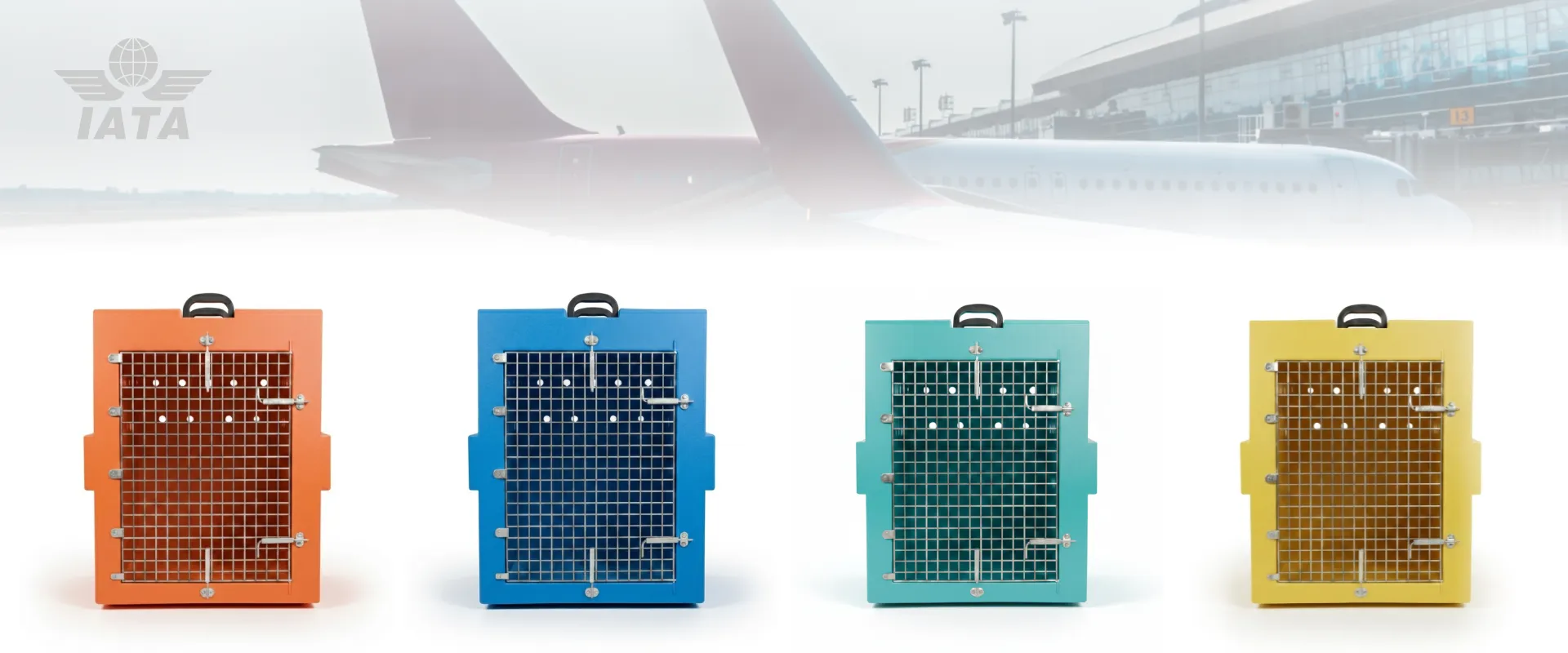 Diversos tamanhos de caixas de transporte pet Caixa Kennel para viagem — do Nº 1 ao Nº 10